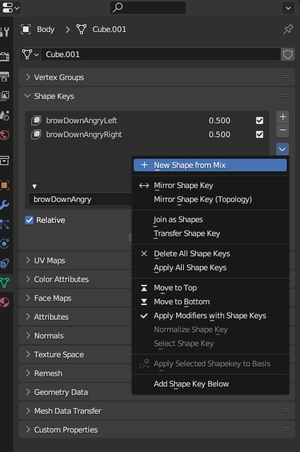 ShapeKeyMenuMix